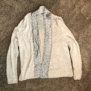 Charlotte Russe Sequin Cardigan